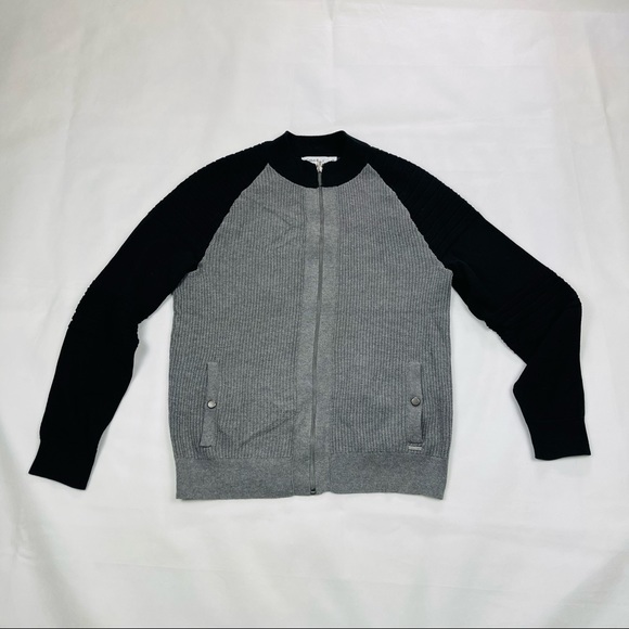 Calvin Klein Men Sweater Jacket Long Sleeve size: Large - Picture 2 of 12
